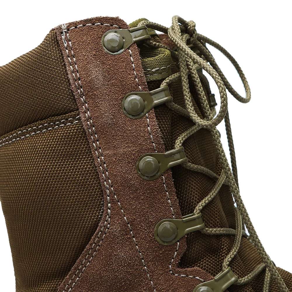 XINXING MB03 Coyote Brown Split Suede Leather PU Injection Rubber Outsole Outdoor Tactical Boots Leather Men