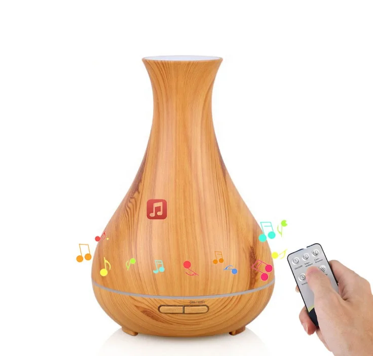 Vase Shape 500ml mute freshener Essential Oil difusor Cool Mist Maker Auto Shut-Off Ultrasonic Air  Humidifier Aroma Diffus