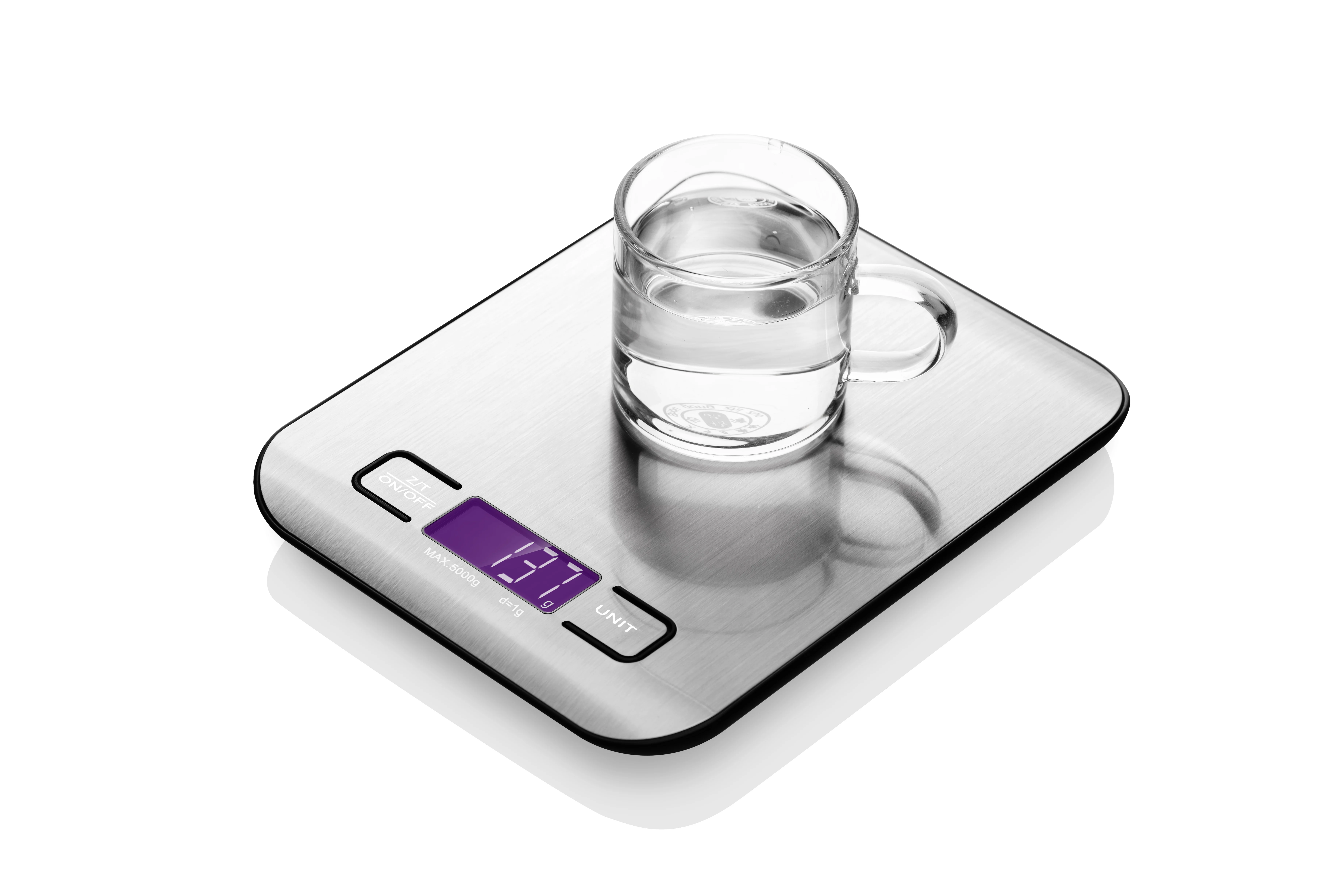 Amazon Hot Sell Bascula Cocina Multifunction Smart Scale Custom 5 kg Stainless Steel Digital Weighing Kitchen Scales for Food