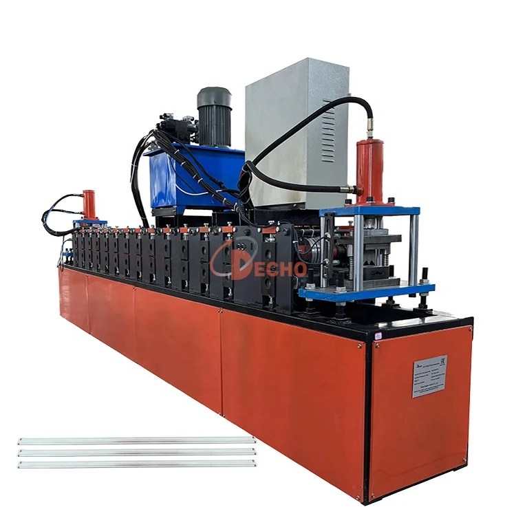 Heavy Duty Storage Rack Pallet Step Beam Roll Forming Machine Shelf Frame Forming Machine For Supermarket