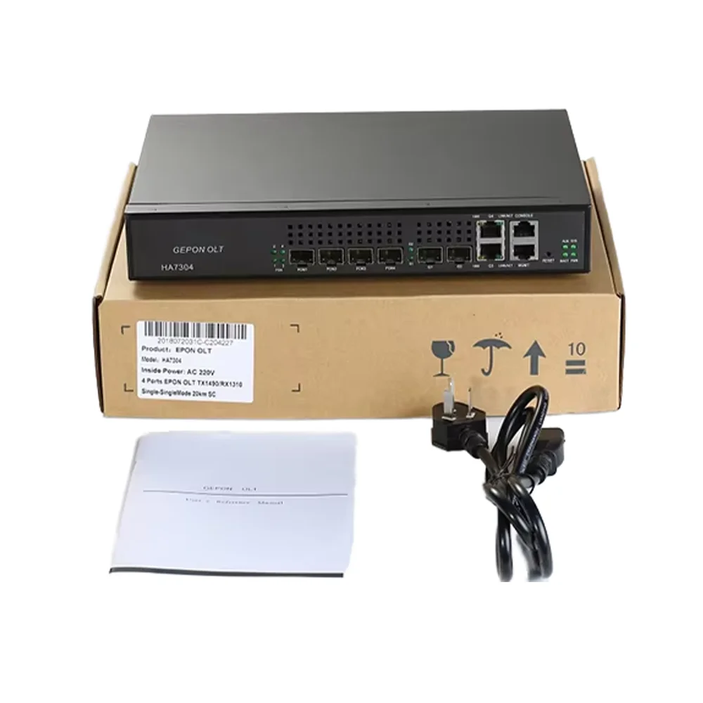 Ftth GEPON EPON olt fiber optic equipment 4pon olt 1000M mini supply fttx solutions 4port olt epon without 4 px20+++ sfp
