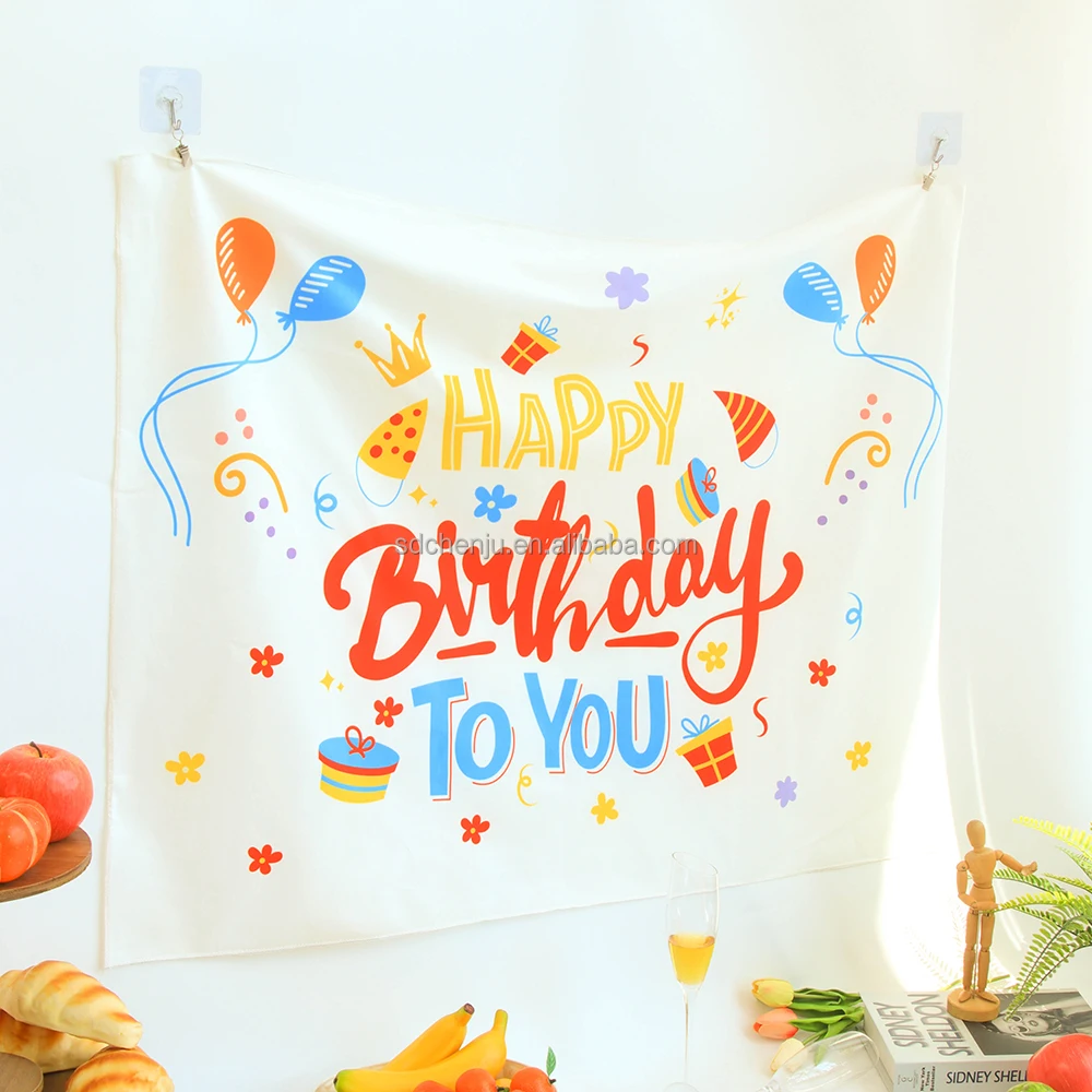 Kids Pajama Man Birthday Party Backdrop Banner Wall Hanging Photo Photography Backdrop Kids Superhero Party Decoration Supplies