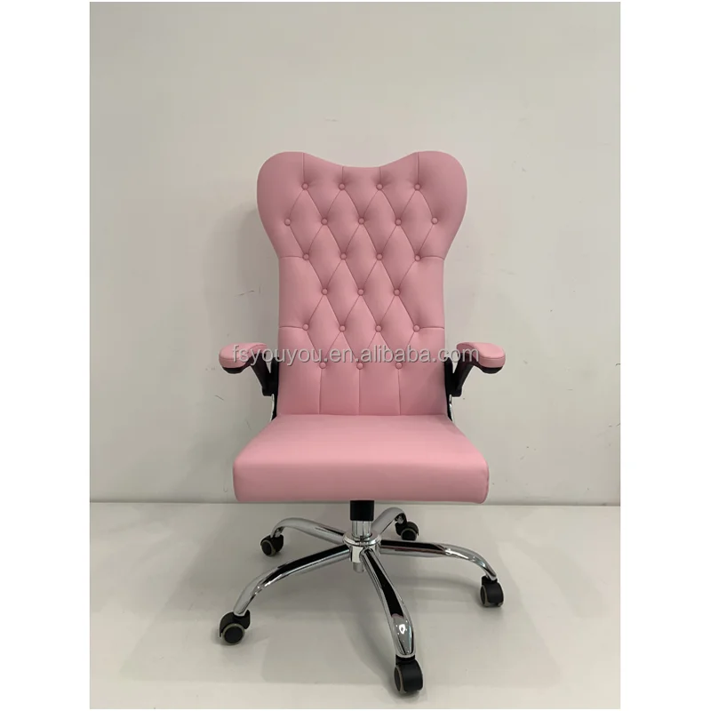 Versatile Pink Reclining Office Chair - Comfort for Women