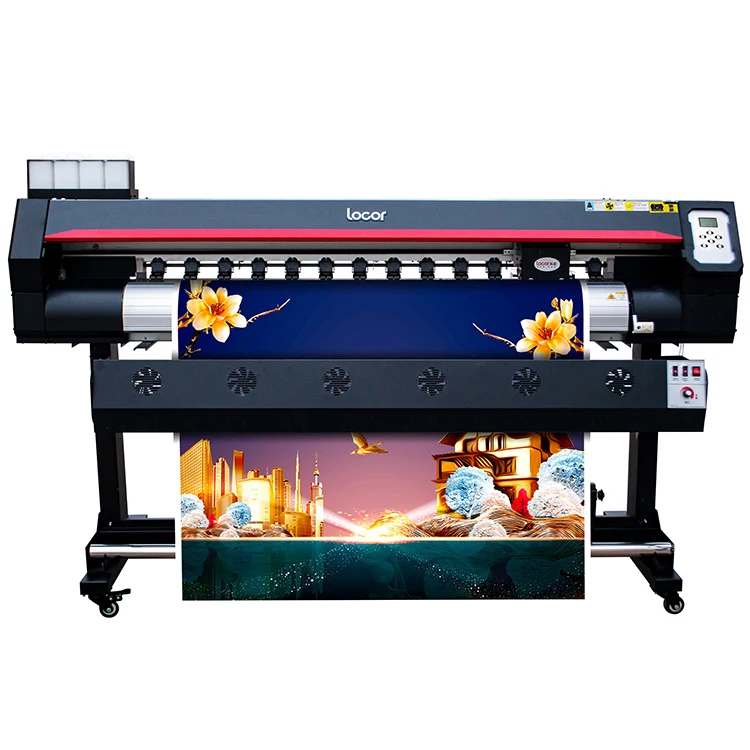 Locor 1.6m/1.8m flex banner large format eco solvent printer 6ft sublimation vinyl sticker printing plotter