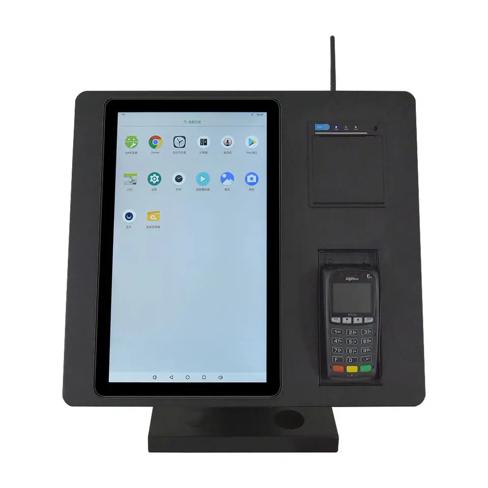 15 inch cash register Retail Store Touch Screen Terminal Payment Restaurant Machine all in one cash register pos system