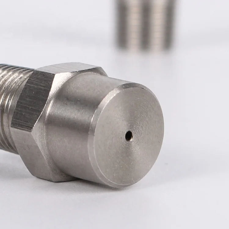 
65 Degrees 1/8 Thread Size Hollow Cone Tip Wide Angle Full Cone Spray Nozzle for Dust Control 