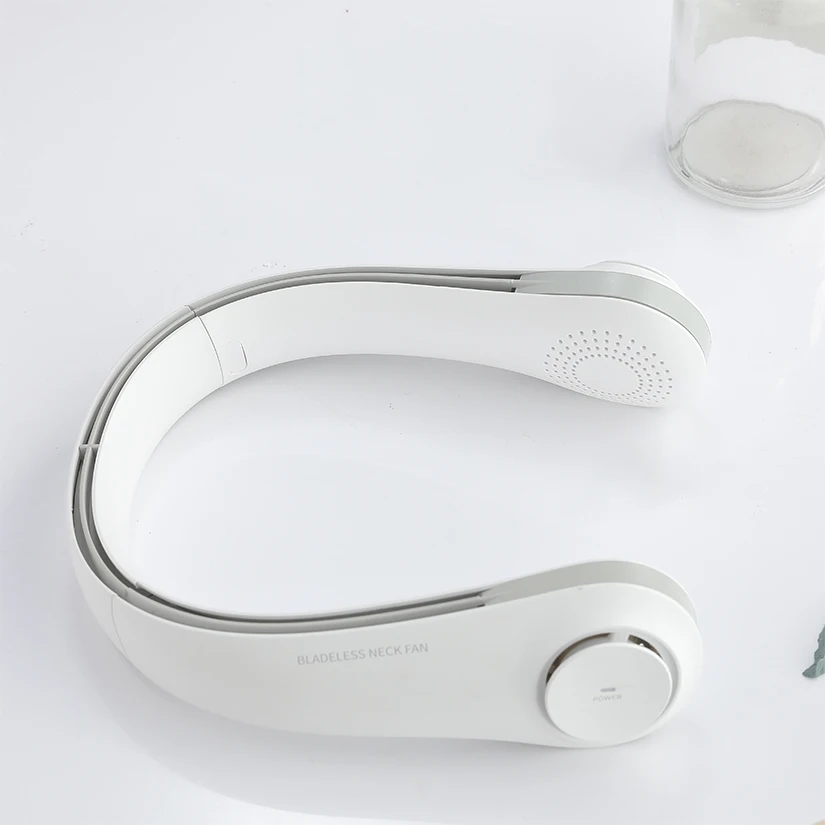 Personal Fan Mini Portable Neck Bladeless Turbo Cooling USB Fan for Cute Gift to Friend