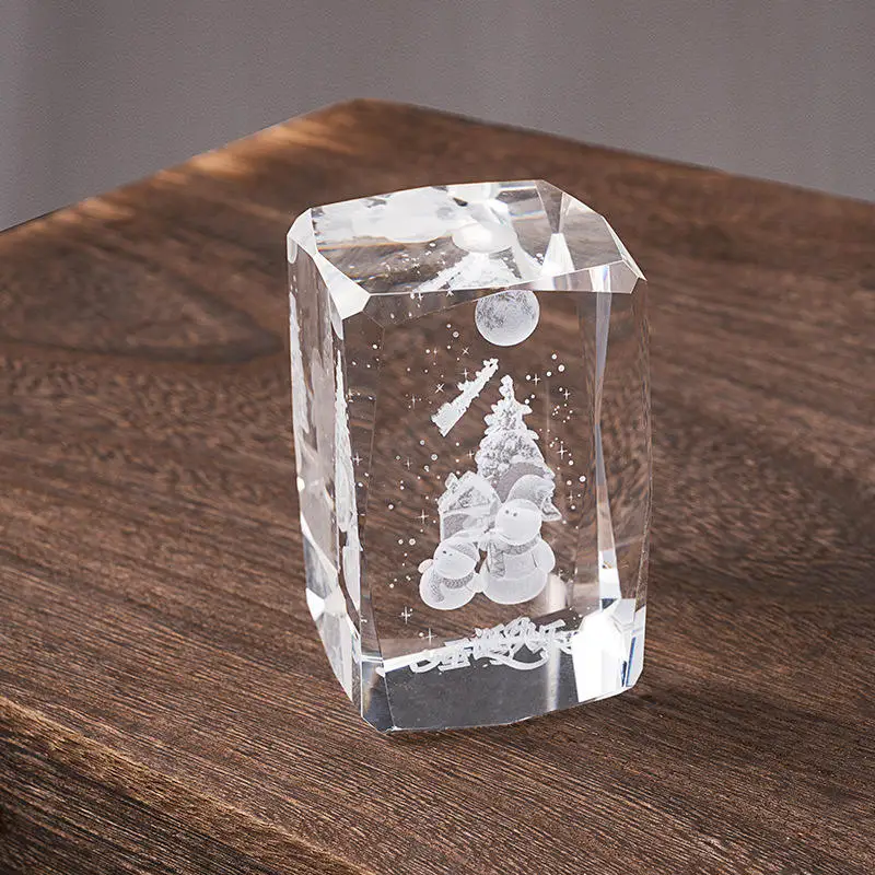 Honor of crystal Factory Wholesale K9 Crystal Glass Blank 3d Laser Engraving Crystal Block Cube
