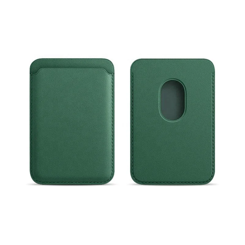 Bogia Wholesale Minimalist Strong Magnetic Phone Card Holder Leather Magsafe Card Holder  For Iphone 14 13 12 Pro Max