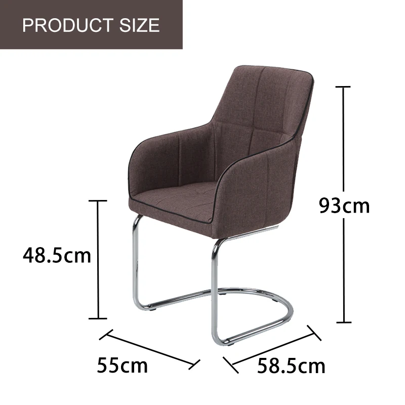 SKY  antique fabric deep comfort nylon high back dining room table arm chairs