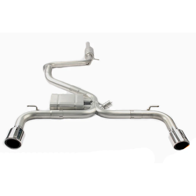 Tuning Catback Exhaust Pipes For Vw Golf 7 7.5 Mk7 Mk7.5 Gti 2.0t 2014-2020 Stainless Steel Exhaust Pipe Muffler Exhaust System