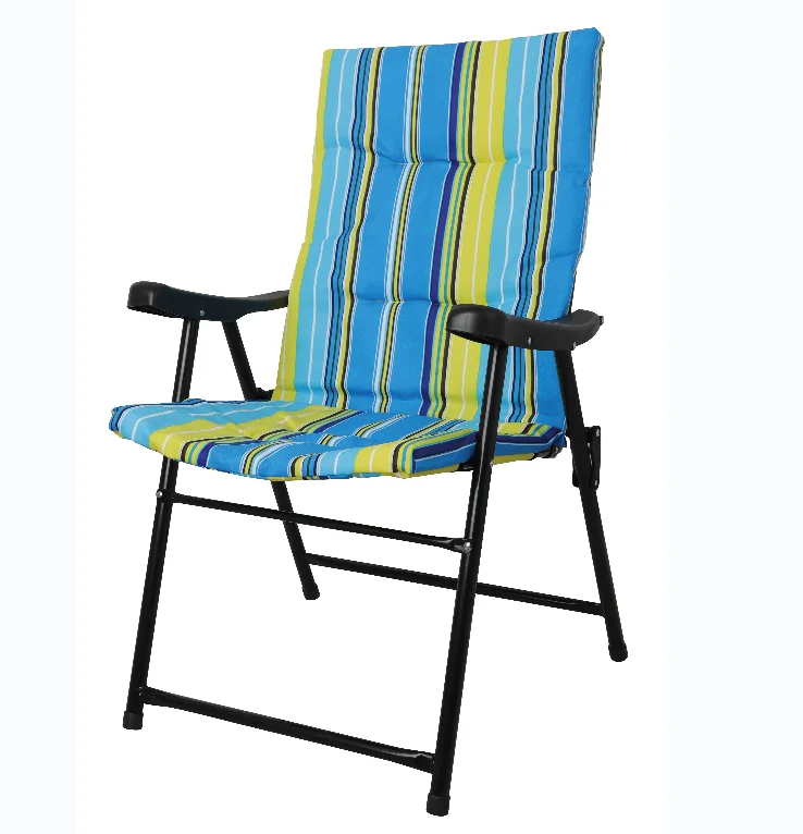 OEM Patio Padded Folding Chair Outdoor Foldable Balcony Chair Adjustable Lounge Chair