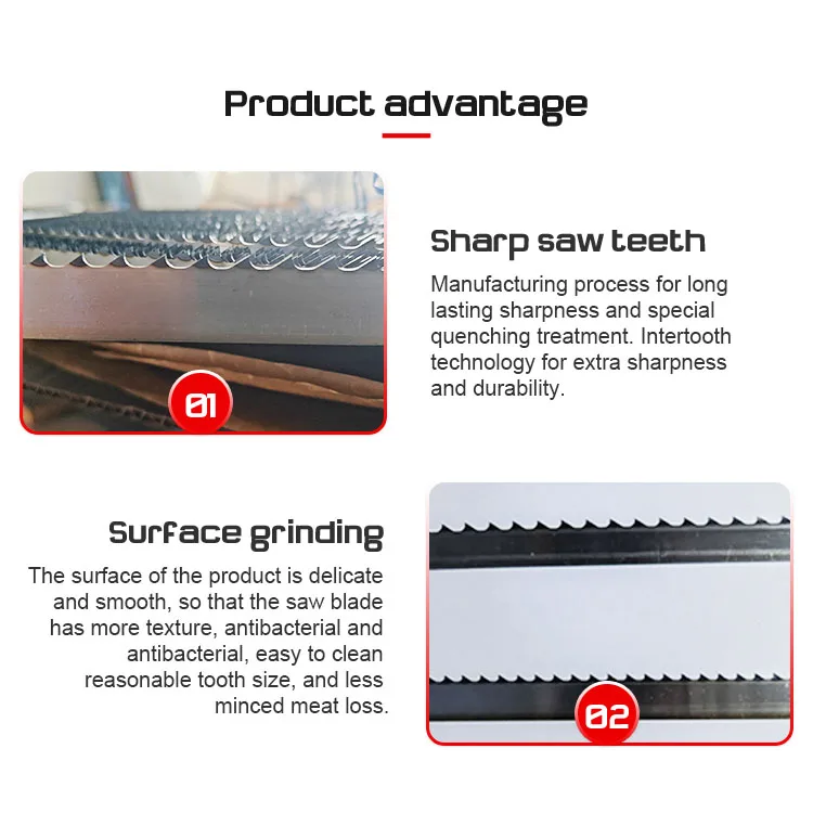 Factory Directly Produce Blade Saw Bone High Quality Band Saw Blade For Meat And Bone Cutting Manufacturer