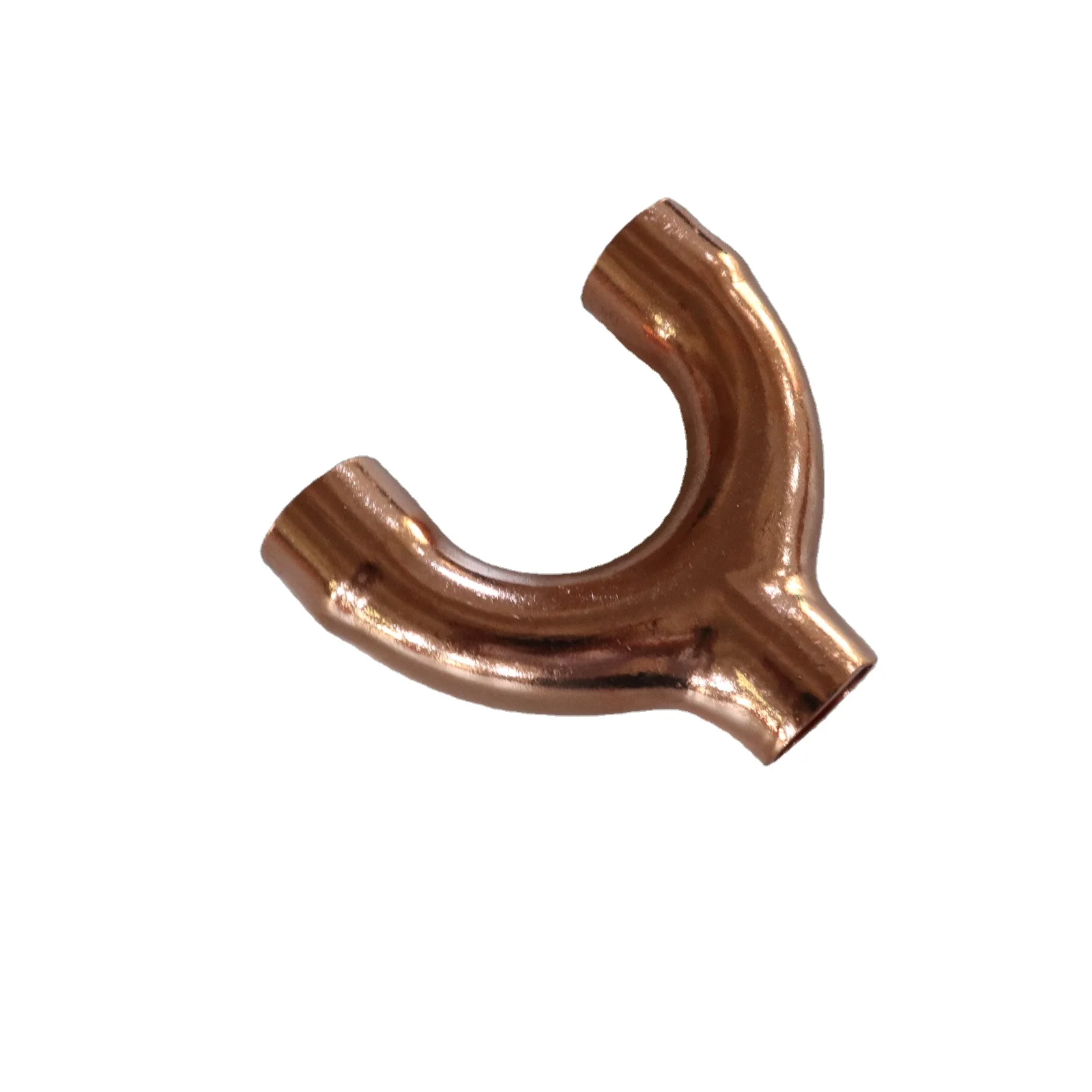 copper Pipe Fittings Equal Tee Y-branch pipe fitting High Quality DN15 Coupling 1 1/8 Inch Elbow Female Copper Coating