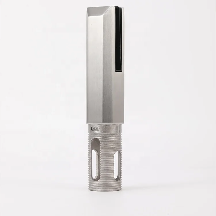 EKOO Stainless Steel Glass Railing Frameless Pool Fencing 2205 Core Drill Glass Spigot