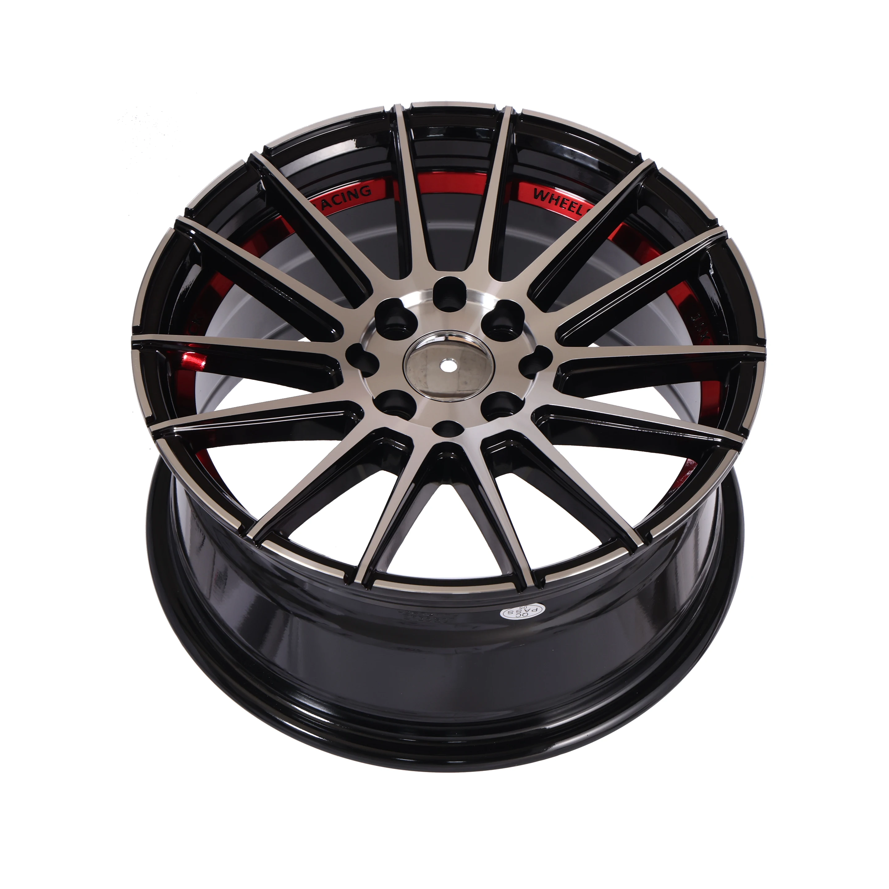 8804 red blue 5 lug jante 5x100 4x100 4x114.3 17x7 cerchi in lega car alloy rims 13 14 15 16 17 18 inch 4 holes