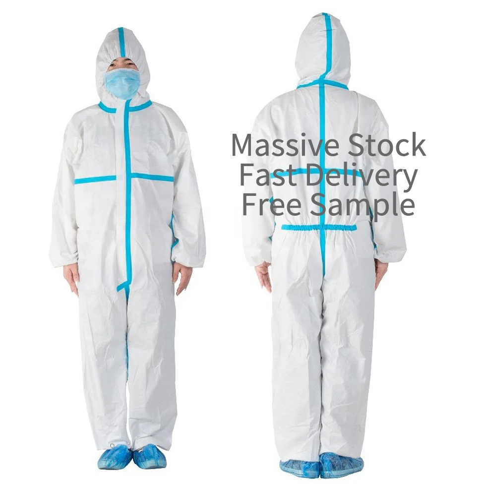 Isolation Coveralls Protection Suit Medical Disposable Protective  Suit PPE AAMI PB70 Level 1 2 3 Coverall Gown