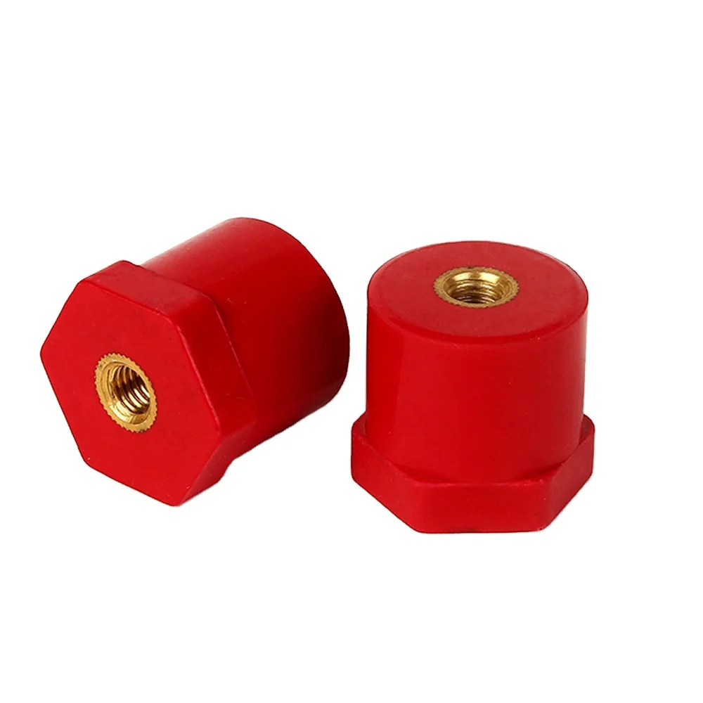 Электрическая Поддержка низкого напряжения эпоксидная шина Бар Изолятор противостояние изолятор для панели управления здания с латунным винтом