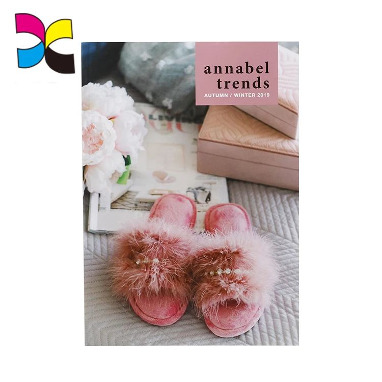 Perfect bound paperback A4 free adult magazines printing catalog