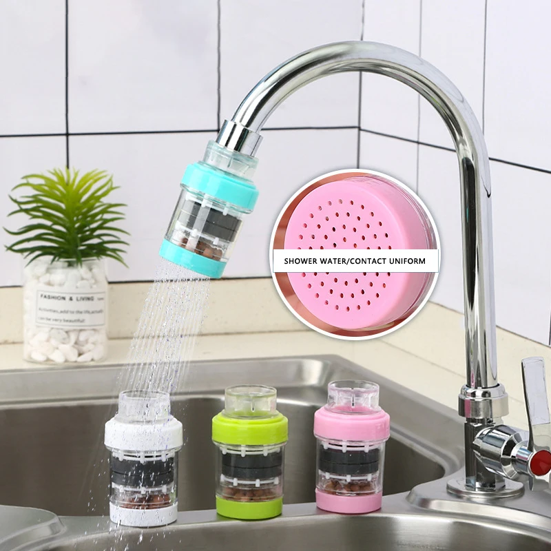 Household Wheat Rice Head Magnetized Water Filter Purifier Kitchen Bathroom Shower Tap Water Faucet Filter Water Purifier