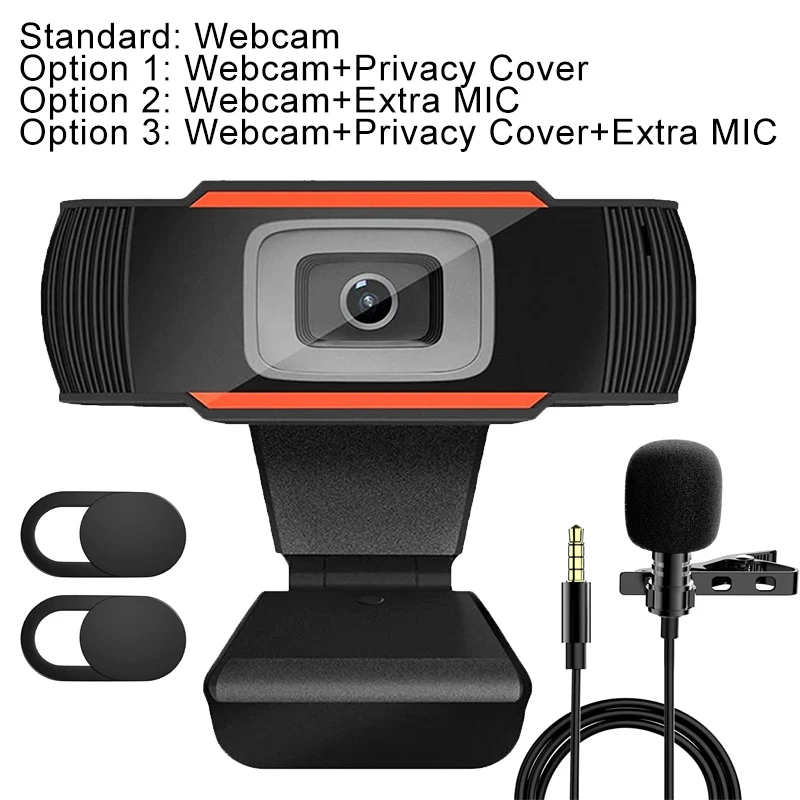 Крышка микрофона для компьютерной веб-камеры usb hd 720p1080p 4k