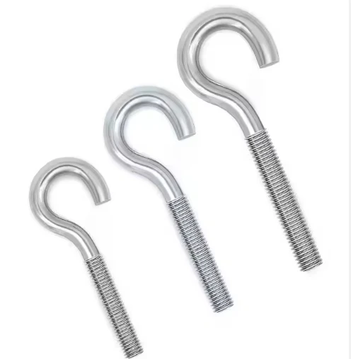 Custom Stainless Steel Sheep Eye Thread Closed Hook Ring Screw Eye Bolt for Industry Metric Measurement System
