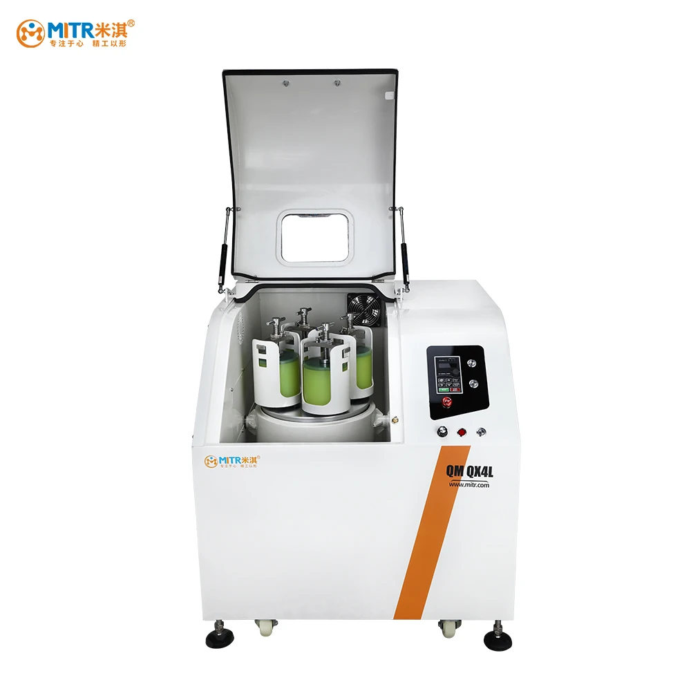 Mitr Rotary 360 Omnibearing Grinding Mill With Aluminum Oxide Jar Tungsten Carbide Pot Planetary Ball Mill Machine