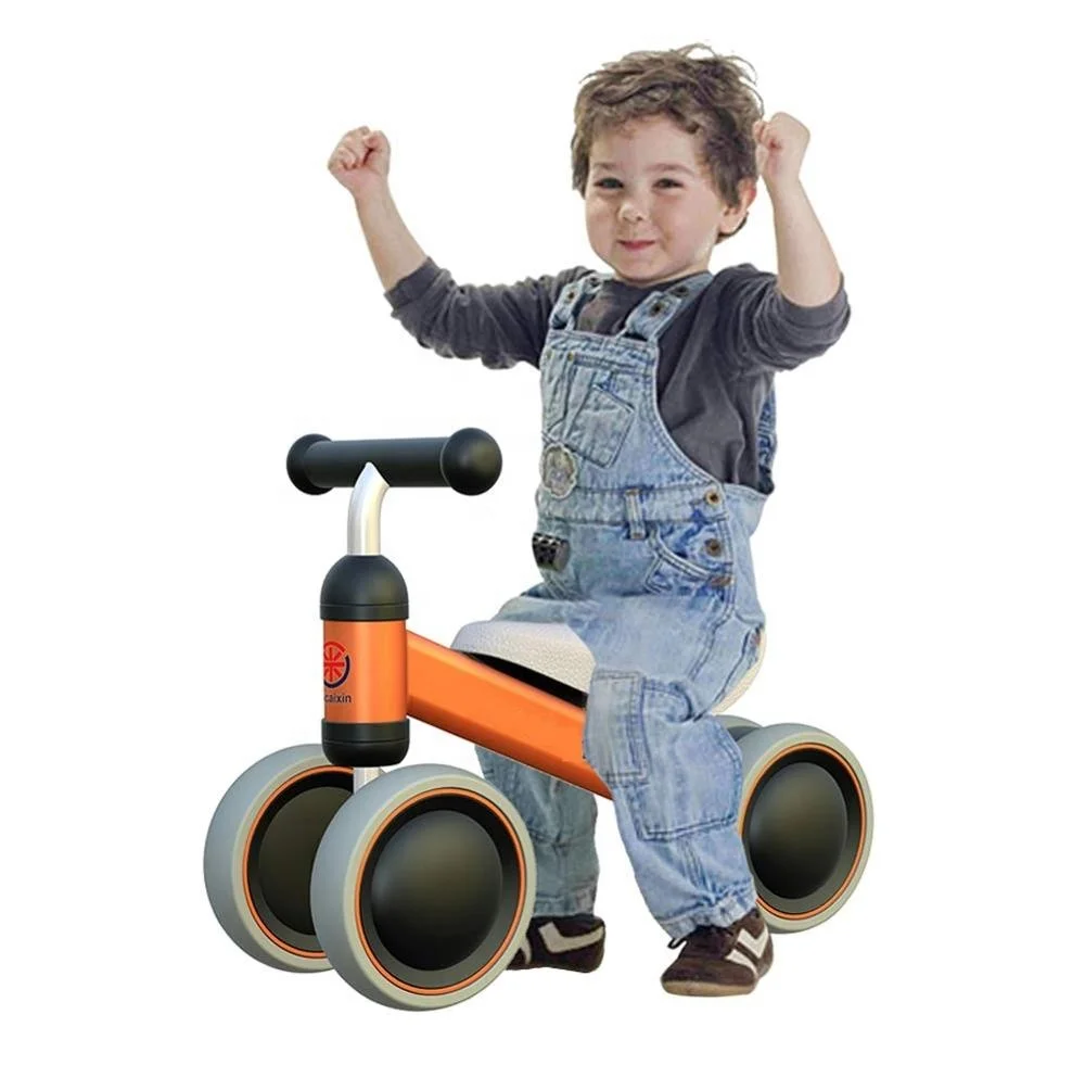 Baby Balance Bikes Bicycle Children Walker 10 Month -24 Months Toys for 1 Year Old No Pedal Infant 4 Wheels Toddler