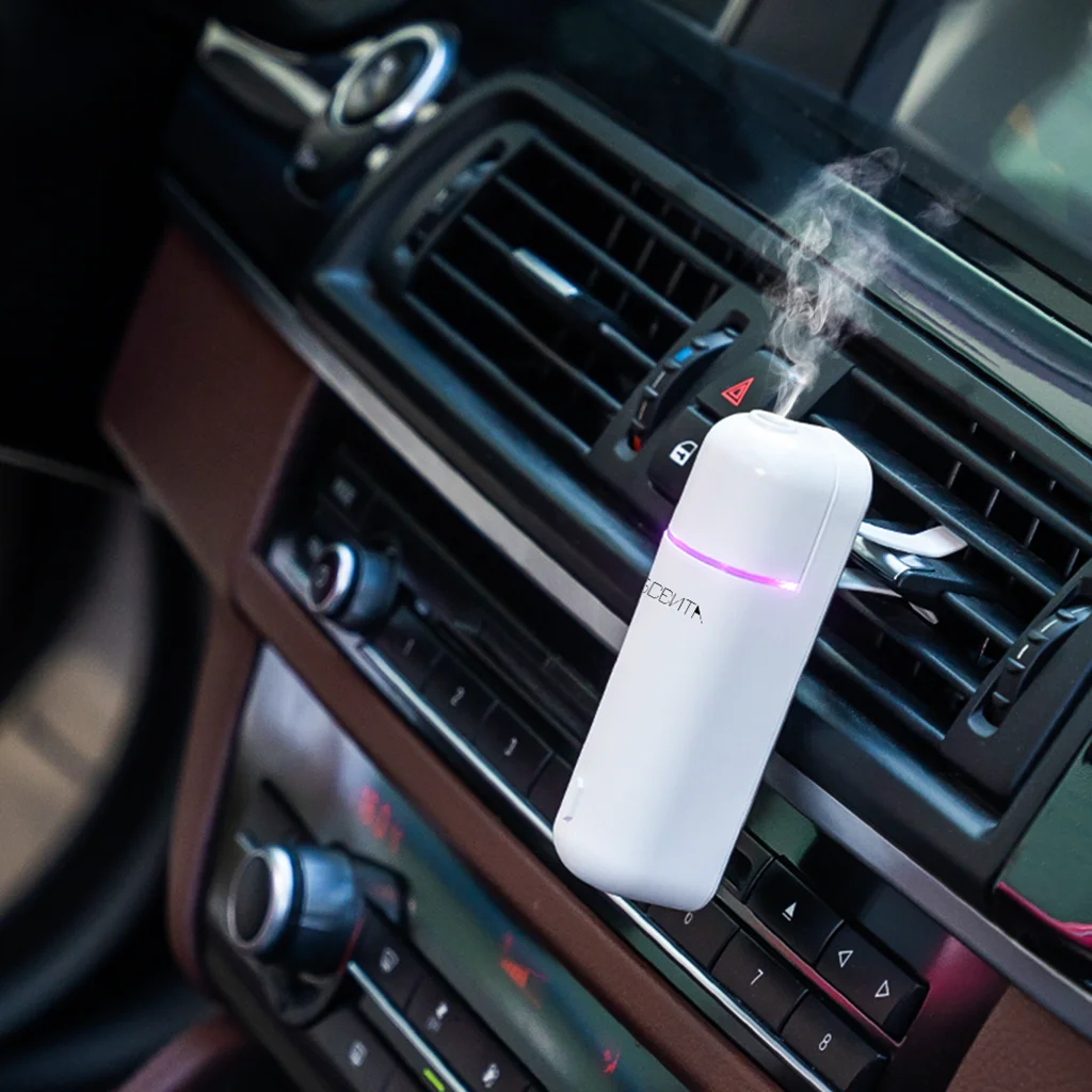 SCENTA Custom Mini Car Scent Air Freshener Dispenser Auto Perfume Car Humidifier Diffuser