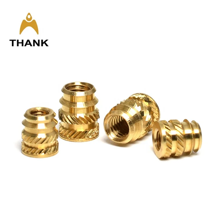 m2 m2.5 m3 m4 m5 m6 knurled threaded custom brass insert nut manufacturers