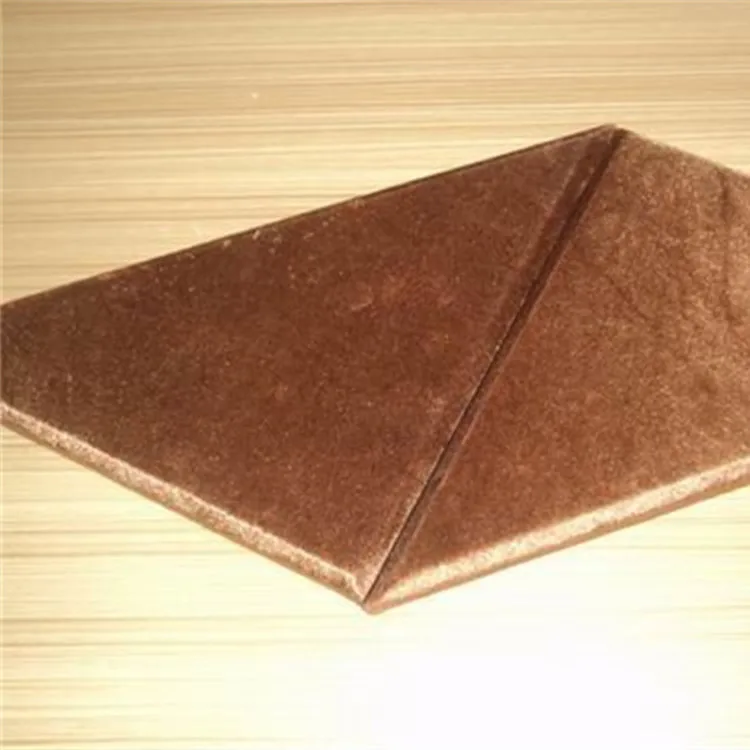 Velvet Sound Absorbing Fabric Covered Wall Panel Fabric Acoustic Panel Cloth Finish Fiberglass Panels For Hotel