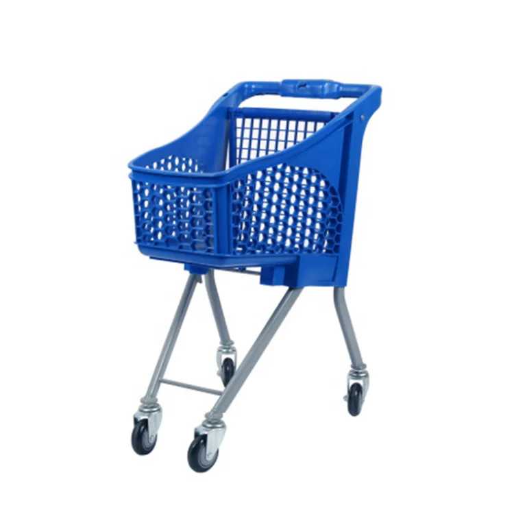 Wholesale Mini Children Plastic Shopping Trolley for Supermarket and Stores