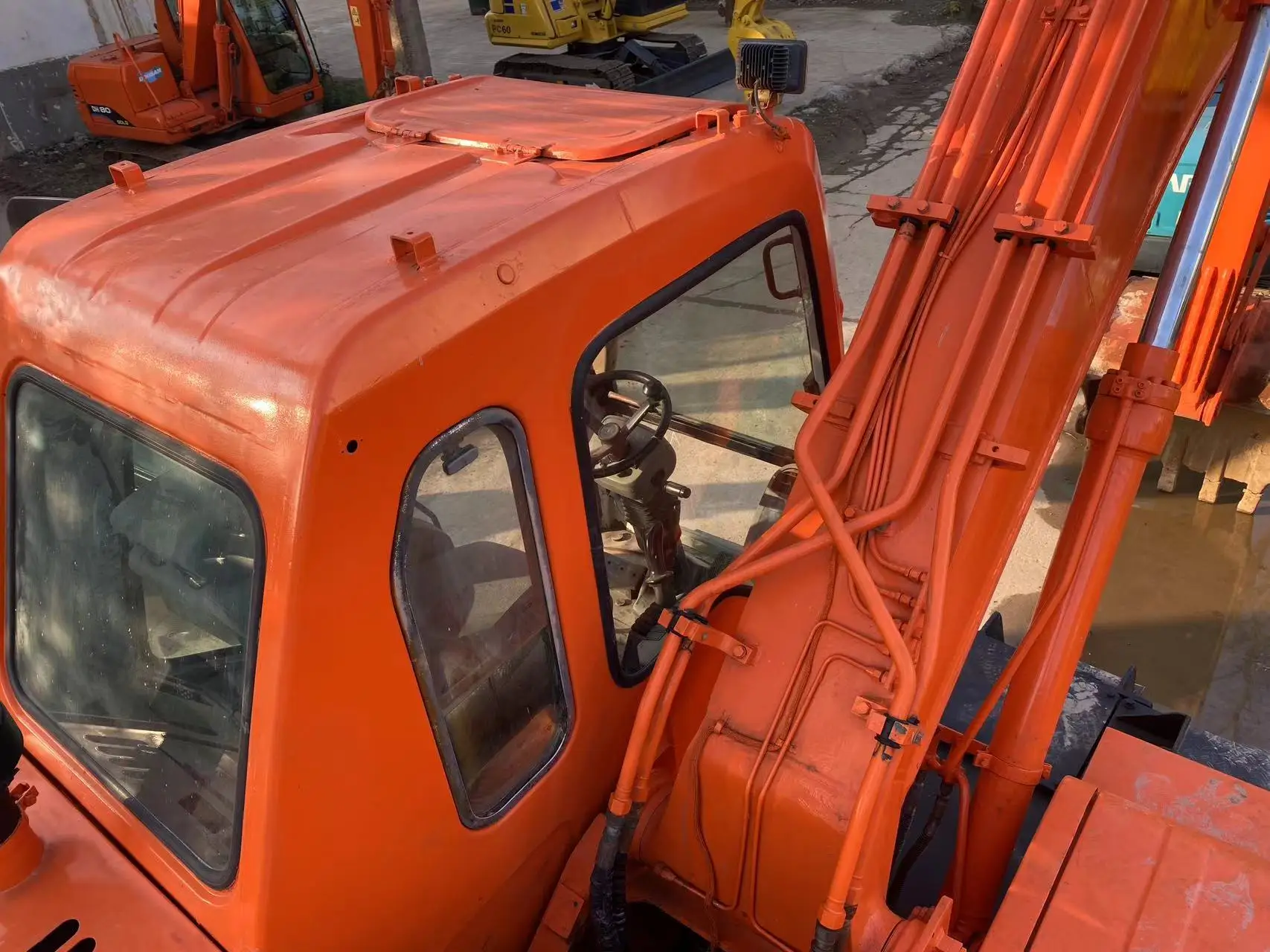 95% New Used Wheeled Excavator Doosan DX150-9c From Korea for Sale Machine Wheeled Doosan150-9c in Good Condition
