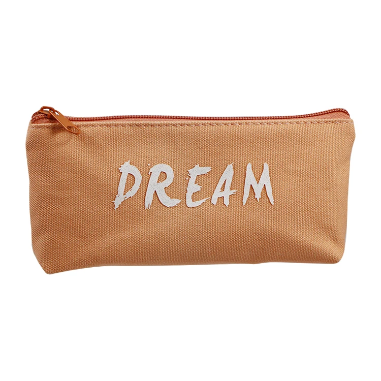  Promotional Various Durable Using Plain Zipper Canvas School Pencil