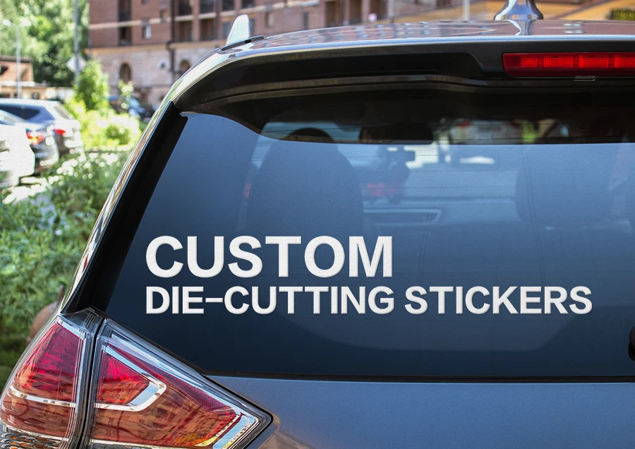 
Custom Car Stickers Die cut Sticker PVC Vinyl Decal Car Bumper 