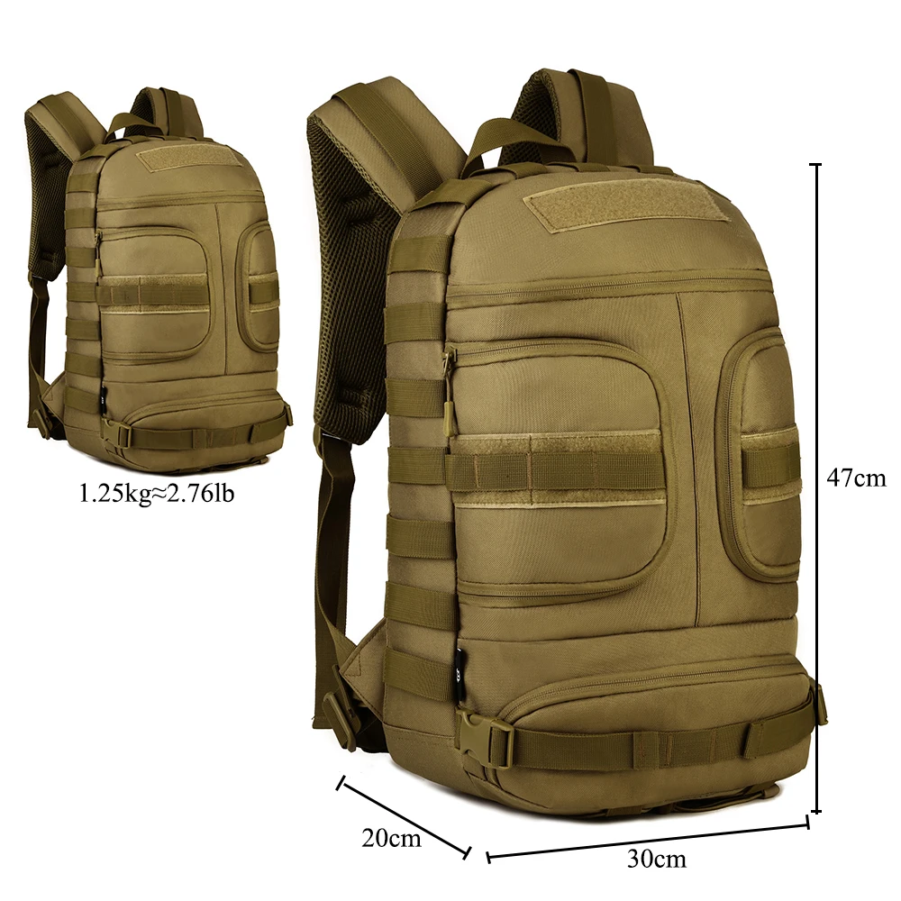 Tactical Backpack Fans Outdoor Nylon Durable Riding Mountaineering Travel Climbing Unisex High Capacity Bag Customizable