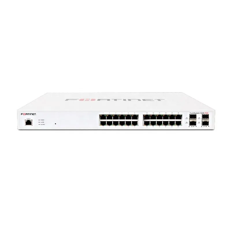 Fortinet FortiGate  FS-124E 24 GE RJ45 + 4 SFP ports Layer 2 Switch
