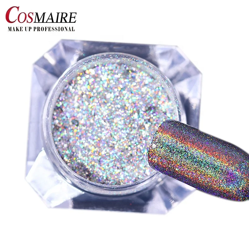Holographic Pigment Powder Galaxy Holo Large Flakes for Nail Art