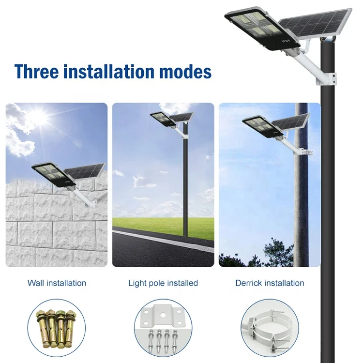 Energy Saving Waterproof Ip65 Outdoor Lighting 50 100 150 200 W Solar Led Street Lamp