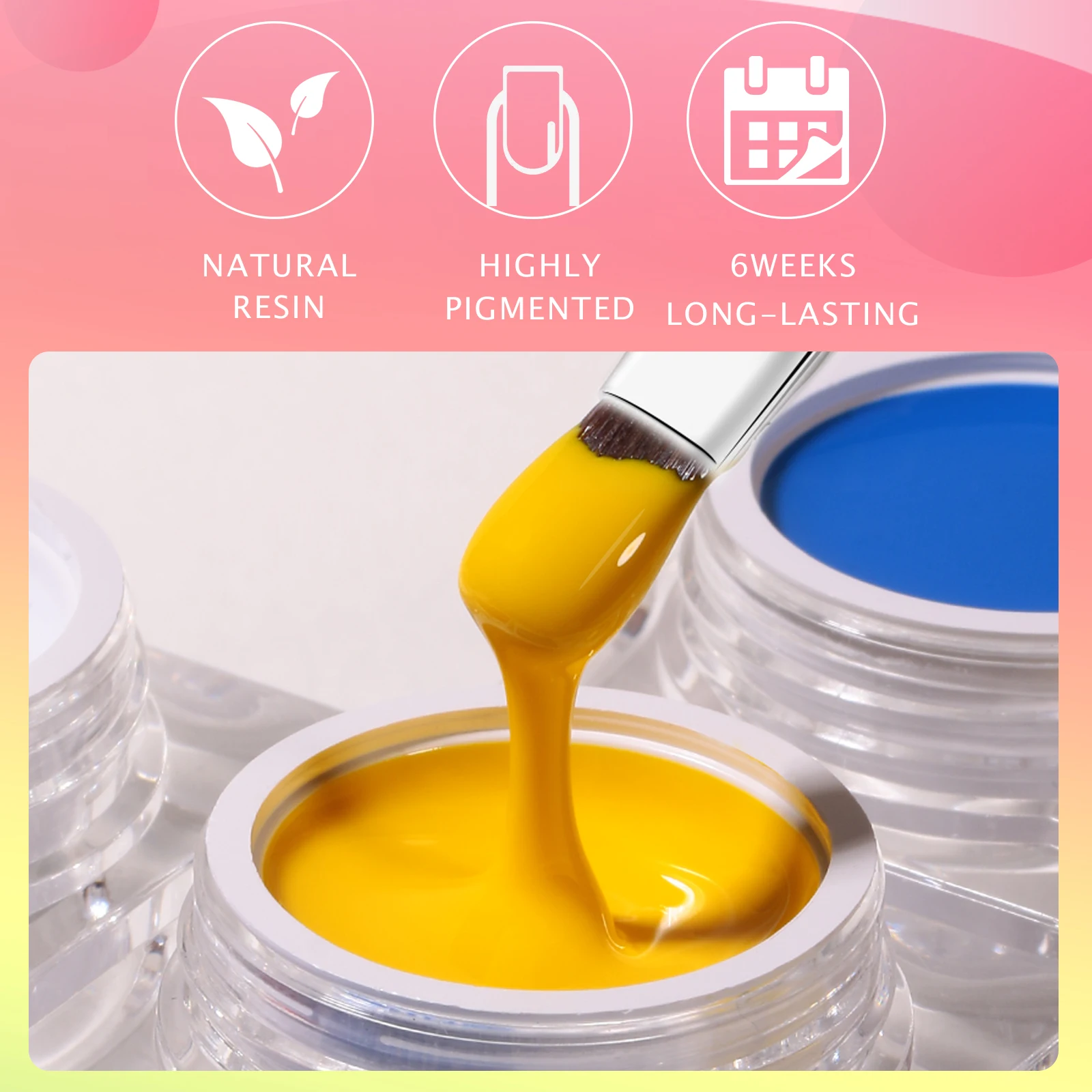 JTING high quality pigment vegan hema free 12 colors gel painting nail art gel polish gel paint OEM ODM Private label