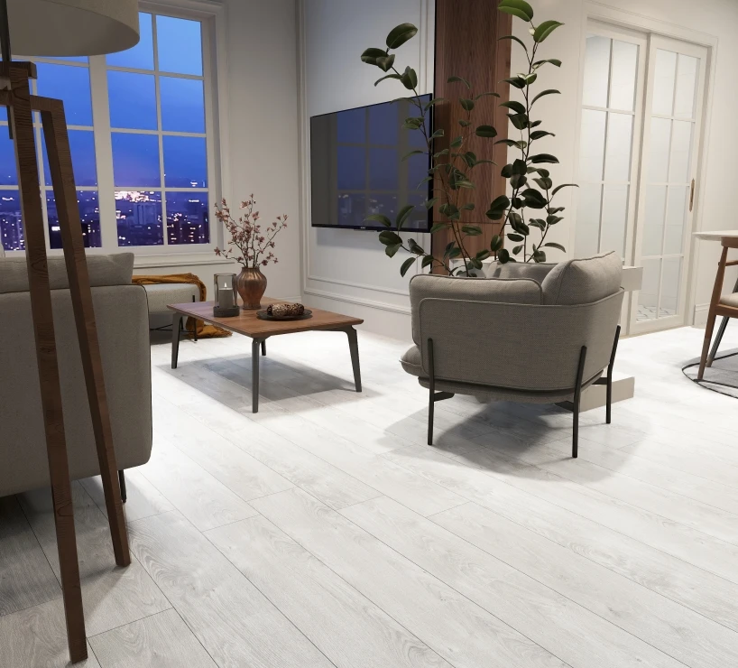 Spc vinyl flooring plank 4mm 6mm with underlay