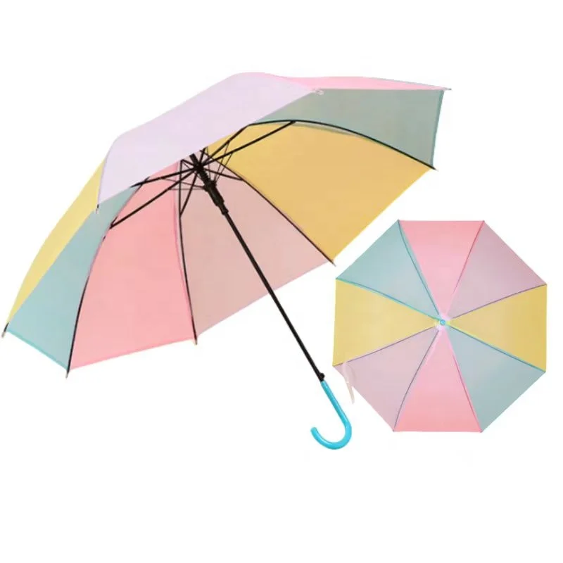 Automatic Kid watermelon rainbow umbrella Wholesale Camping accessories rain disposable umbrella for beach