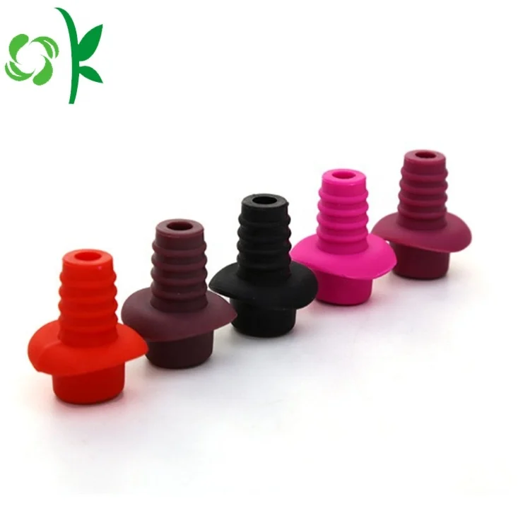 OKSILICONE  Wine Accessories Gift Set Sparkling Beer Bottle Caps Silicone Red Wine Silicone Stopper