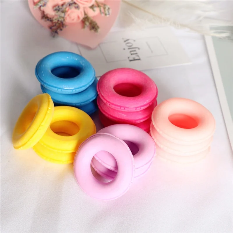 Miniature Dollhouse Swimming Buoy Lifebelt Ring Ornaments Colorful Swim Ring Toys For Doll House Party Decoration