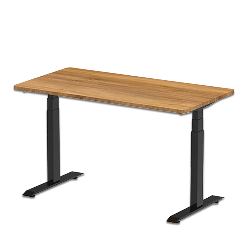 Retractable computer desk  adjustable height Sitting type Dual motor height variation electric lifting stand up desk