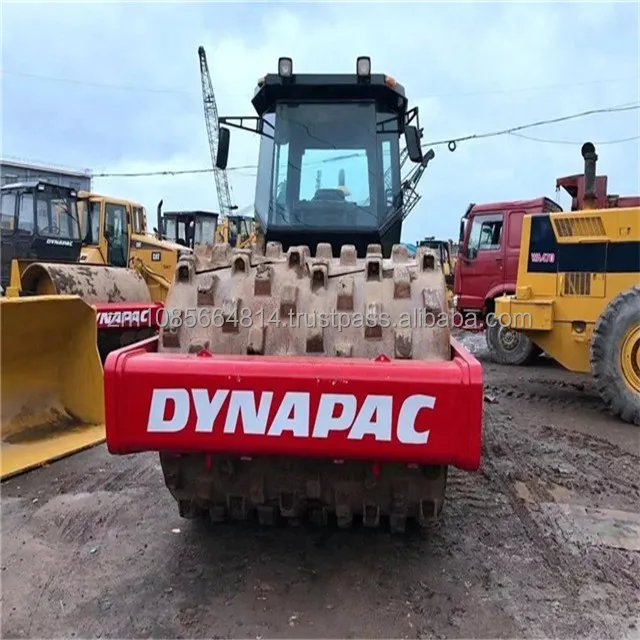 Подержанный дорожный каток dynapac ca602 с овечьей ножкой подержанная виброуплотнительная накладка