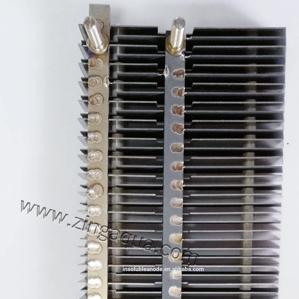 Hot sale platinum plated titanium electrode plate for HHO generator cell
