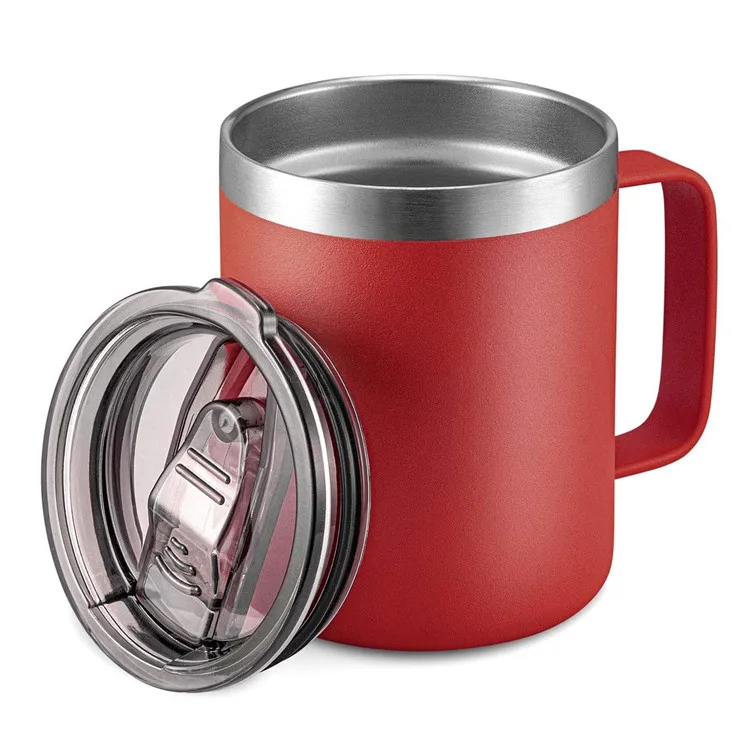 Double Wall Stainless Steel Insulated Coffee Tumbler Mug with Handle Thermos King Travel Mug Coffee Mug Thermos