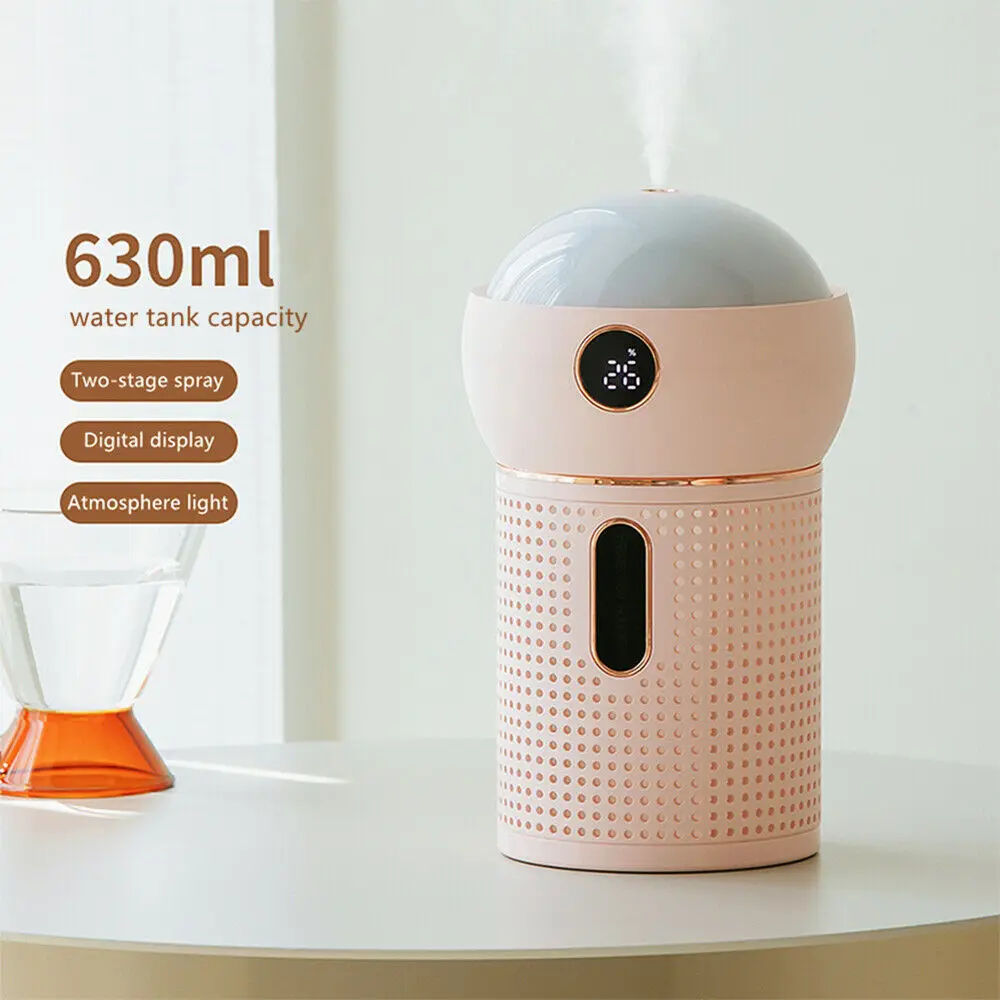 Starry Sky Projection Humidifier Portable Car Air Purifier USB Charging Household Essential Oil Diffuser Aroma Diffuser