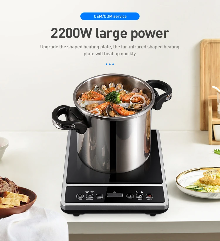 Smart Digital Multifunction 1 Burner Induction Cooker Infrared Kitchen Induction Stove